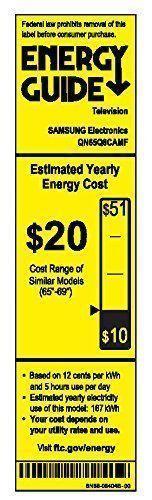 Téléviseur intelligent QLED Ultra HD 4K incurvé Samsung QN65Q8C de 65 pouces