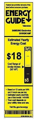 Téléviseur intelligent QLED Ultra HD 4K incurvé Samsung QN55Q8C de 55 pouces