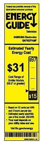 Téléviseur intelligent QLED Ultra HD 4K Samsung QN75Q7F de 75 pouces