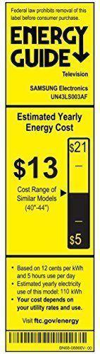 Téléviseur intelligent plat LED 4K UHD Samsung UN43LS003 de 43 pouces The Frame