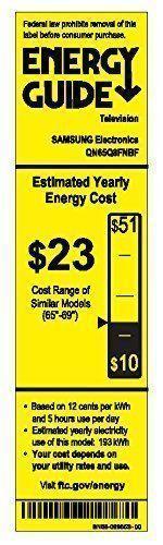 Samsung QN65Q8F Téléviseur intelligent plat QLED 4K UHD série 8 de 65 pouces