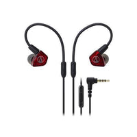 Audio-Technica ATH-LS200iS Écouteurs intra-auriculaires à double armature avec micro et contrôle en ligne