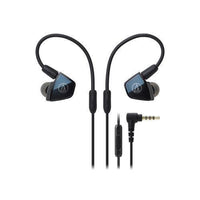 Audio-Technica ATH-LS400iS Écouteurs intra-auriculaires à quatre armatures avec micro et contrôle en ligne