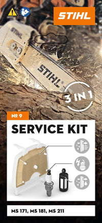 KIT SERVICE ENTRETIEN STIHL - N°9 - tronçonneuse thermique STIHL MS 181 et MS 211