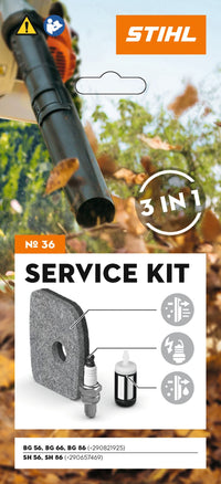 KIT SERVICE STIHL - N°36 - POUR SH 86, BG 56, BG 66, BG 86